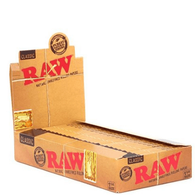 [RAW 114 P 24] Raw Classic 1 1/4 Rolling Papers - 24ct