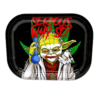 [SATRAY-S237] Serious Why So Metal Rolling Tray - Small