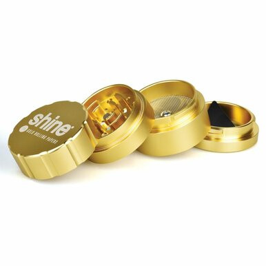 [4 SHINE 24K GRINDER] Shine 24K Gold 4-Pc Grinder