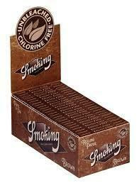 [SMOKING BROWN DW UNB P 25] Smoking Brown Double Window Unbleached Rolling Paper-25ct
