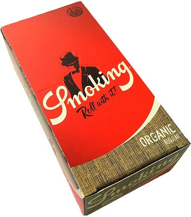 [SMOKING ORG M P 25] Smoking Organic Medium Rolling Paper -25ct