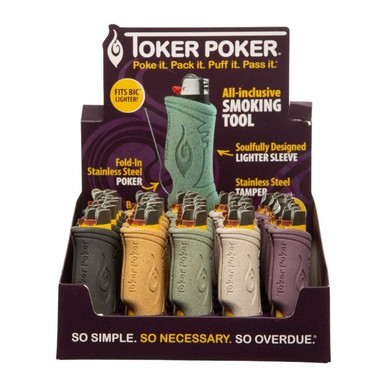 [TOKER POKER HEMP PLASTIC & BOTTLE OPENER] Toker Poker Hemp Plastic with Bottle Opener - 25ct