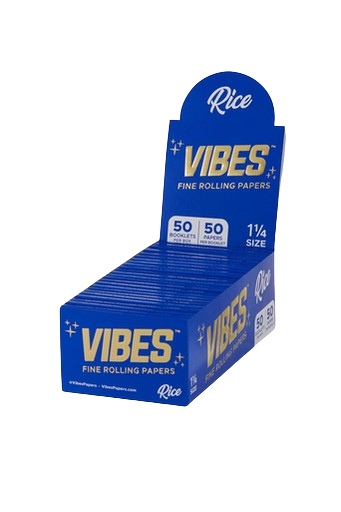 [VIBES RICE 114 P 50] Vibes Rice 1 1/4 Rolling Papers - 50ct