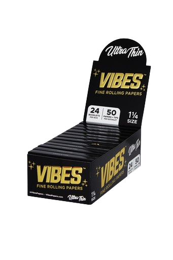 [VIBES UTHIN 114 P&T 24] Vibes Ultra Thin 1 1/4 Papers & Tips - 24ct