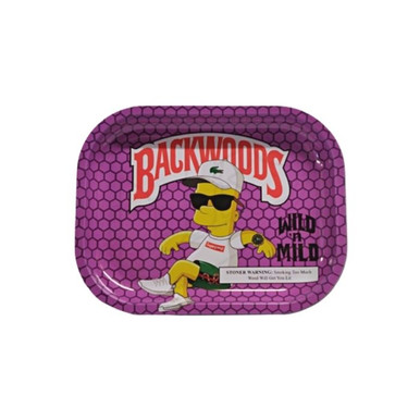 [SATRAY-S88] Wild N Mind Backwoods Metal Rolling Tray - Small