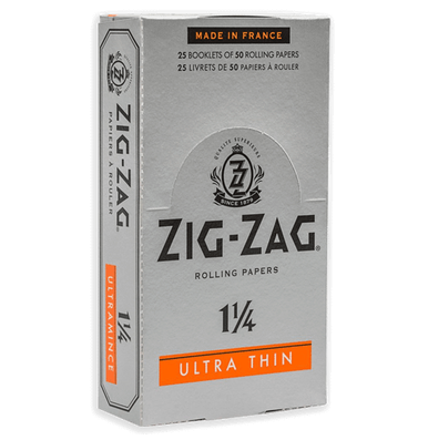 [ZIGZAG UTHIN 114 P 25] Zig Zag Ultra Thin 1 1/4 Rolling Paper - 25ct