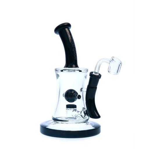 Hoss Glass 10" Hourglass Marble Rig