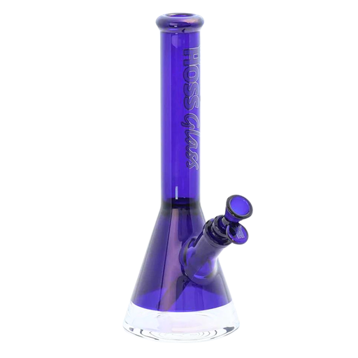 Hoss Glass 12" 38mm Diameter Colored Beaker w/ Window Base
