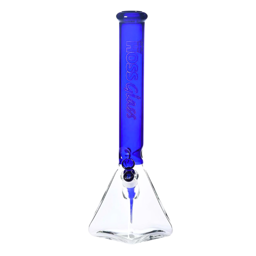 Hoss Glass 18" Pyramid Beaker Half Colored
