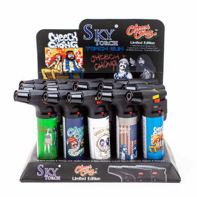 [10853195000624] Sky Cheech & Chong Limited Edition (SK101CC) Torch Lighter - 15ct
