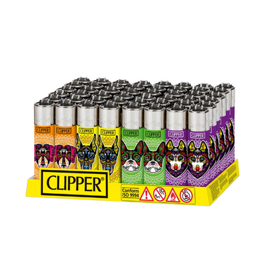 [CLIPPER MUERTA DOGS LIGHTERS] Clipper Muerta Dogs Lighters- 48ct