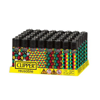 [CLIPPER LOOK LEAVES LIGHTERS 48] Clipper Look Leaves Lighters- 48ct