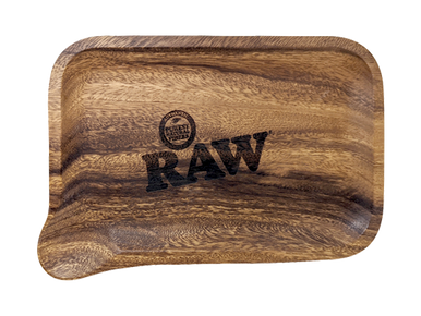 [RAW POR SPOUT TRAY] Raw Wooden Rolling Tray with Por Spout
