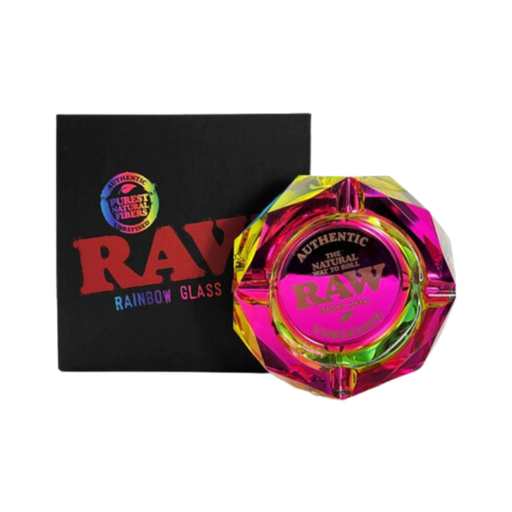 [RAW RAINBOW TRAY] Raw Rainbow Glass Ashtray