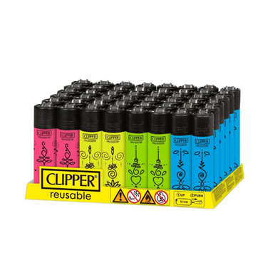 [CLIPPER TATTOO LIGHTERS] Clipper Classic Tattoo Lighters- 48ct