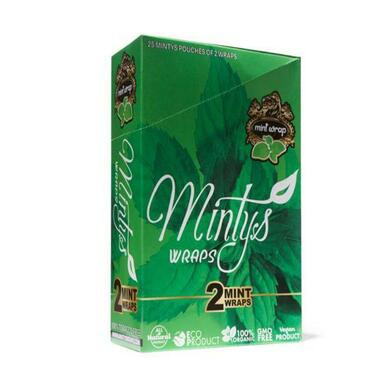 [MINTYS WRAP 25] Minty's Mint Wraps - 25ct