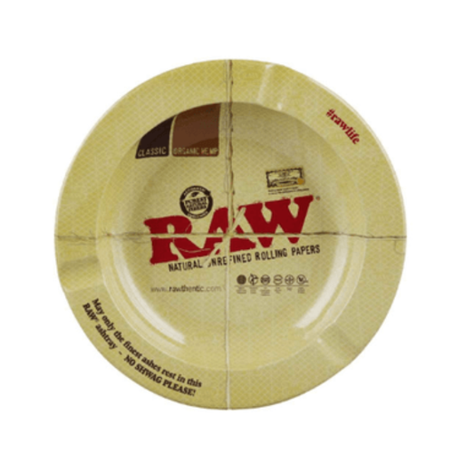 [RAW ROUND TRAY] Raw 5.5″ Round Magnetic Metal Ashtray