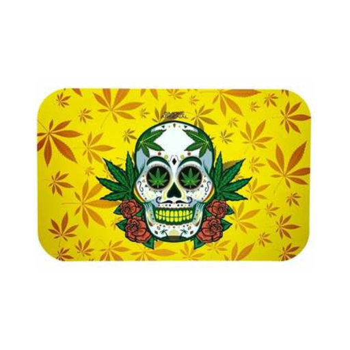 [SATCOVR-M05] Skull and Stoned Medium Magnetic Premium Tray Cover