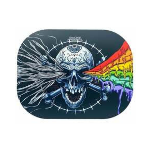 [SATCOVR-S08] Stoned Skull  Magnetic Premium Tray Cover -Small