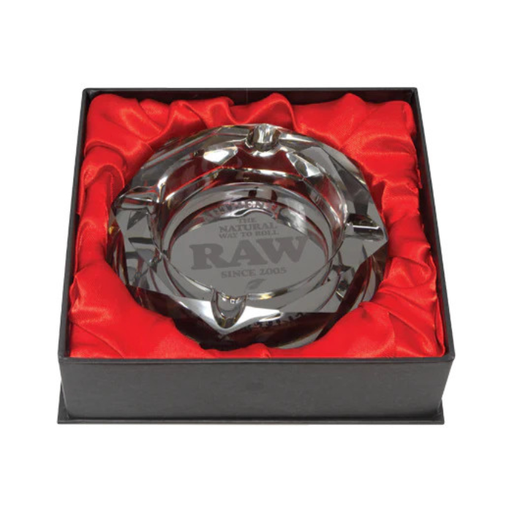 [RAW DARK SIDE ASHTRAY] Raw Dark Side Glass Ashtray