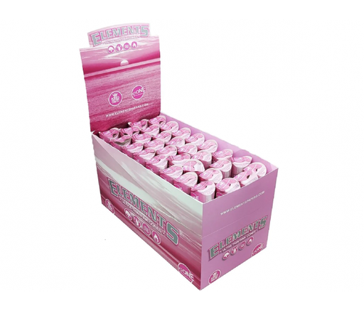 [ELEMENTS PINK KSS 32] Elements Pink King Size Ultra Thin Pre Rolled Cones - 32ct