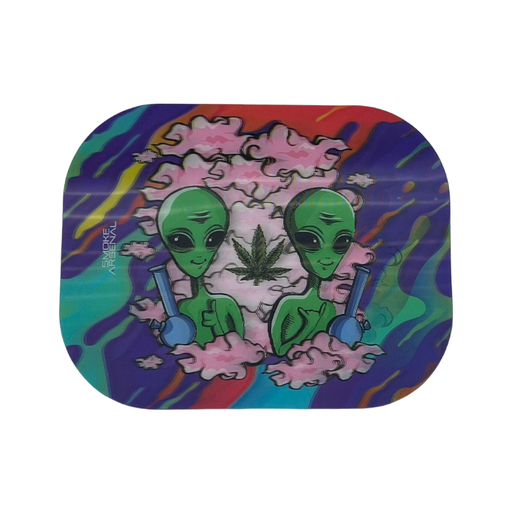 [S259 COMBO] Outta This World Smoke Arsenal Rolling Tray + 3D Magnetic Cover - Small