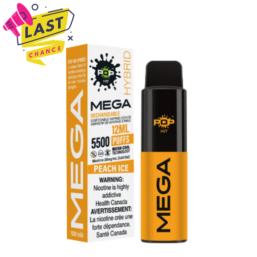 Pop Mega Mesh 5500 Puffs Disposable Vape - 10ct