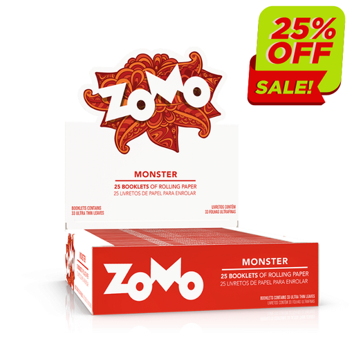 [ZOMO MONSTER PAPER 25] Zomo Monster Rolling Paper - 25ct