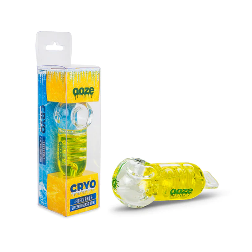 [OOZR CRYO] Ooze Cryo Freezable Glycerine Glass Bowl - Yellow