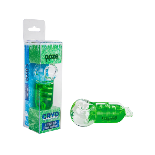 [OOZR CRYO] Ooze Cryo Freezable Glycerine Glass Bowl - Yellow