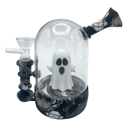 [WP-SL-H194A] 5" Arsenal Ghost Cabin Glass Silicone Bong