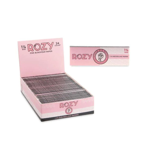 [ROZY 11/4 PAPER 24] Rozy Pink 11/4 Rolling Paper - 24ct