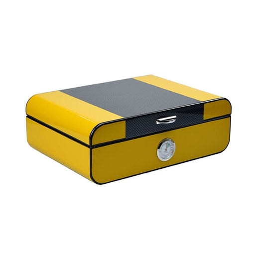 [JUST CIGAR4S YELLOW] Just Cigars NYC Yellow Humidor