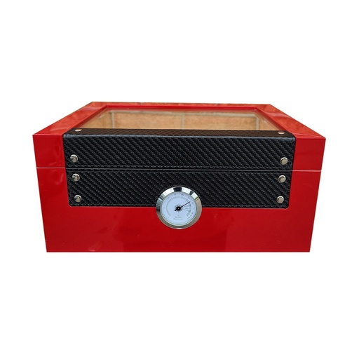 [RED BUTTON HUMIDOR] Just Cigars Red Button Humidor