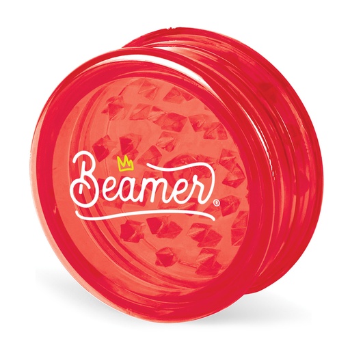 Beamer Acrylic Crown Logo 63mm 3-Pc Grinder w/ Storage - 12ct