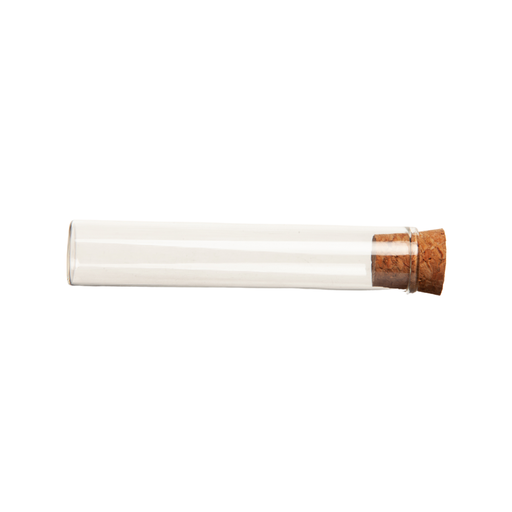 Clear Glass Joint Tubes with Cork Cap - 1008ct