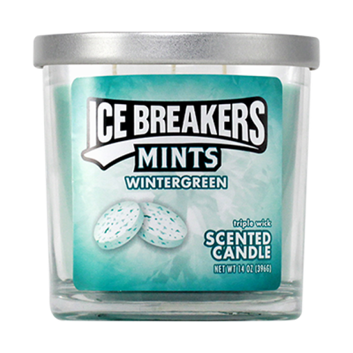 [ICEBREAKER MINTS CANDLE 14OZ] Icebreaker Mints 3 Wick Scented Candle - 14oz