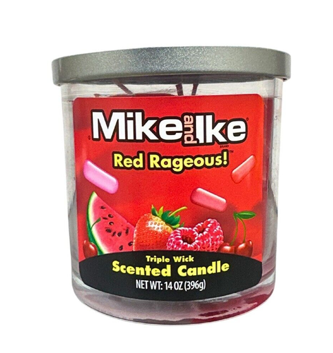 [MI RED RAGEOUS CANDLE 14OZ] MI Red Rageous 3 Wick Scented Candle - 14oz