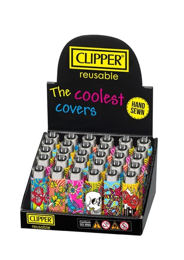 [CLIPPER PC SPRING LIGHTER 48] Clipper Pop Cover Spring Lighters - 48ct