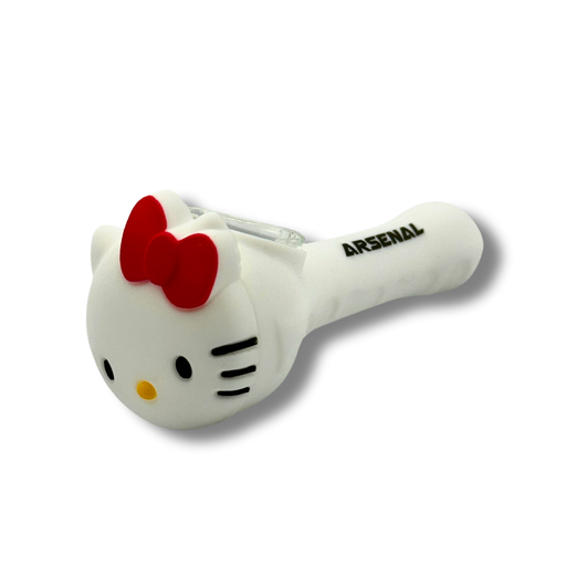 [7075685266372] 4" Arsenal Hello Kitty Hand Pipe
