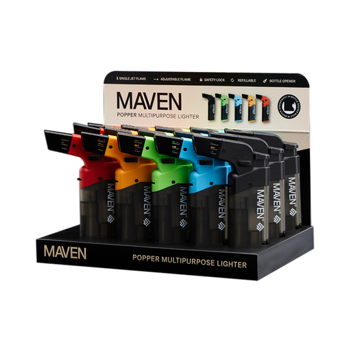 [MAVEN POPPER LGT 15] Maven Popper Pocket Lighter - 15ct