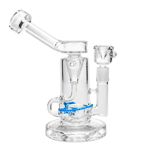 [CKR-001] 8" Cookies Incycler Clear Water Pipe