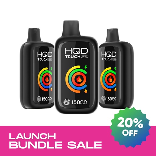 [BUNDLE HQD TOUCH PRO] (Bundle) HQD Touch Pro 15000 Puffs Disposable Vape  - 3ct x 10 Flavors