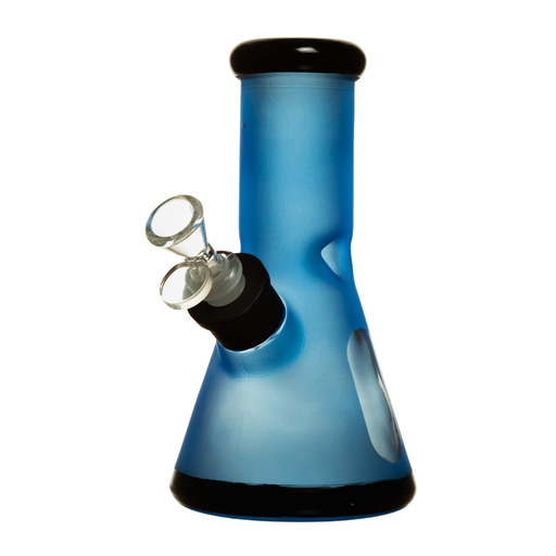 8" 7mm Frosted Glass Bong w/ Gift Box