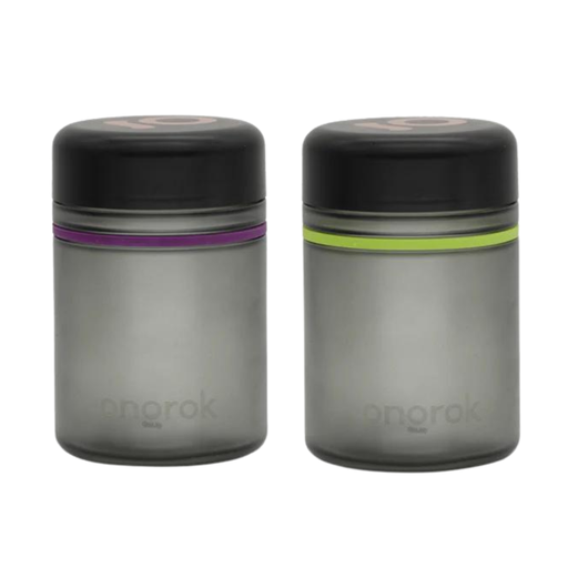 [ONGROK 500 ML CHILDPROOF JAR] Ongrok 500ml Frosted Gray Childproof Jars - 2ct