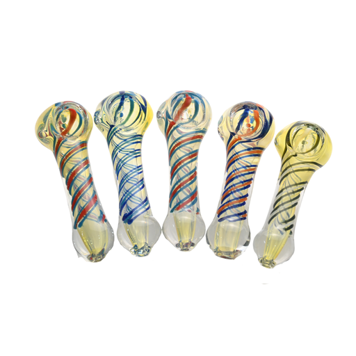 [GHP3 03] 3" Cartel Crystal Whirlwind Hand Pipe - 5ct