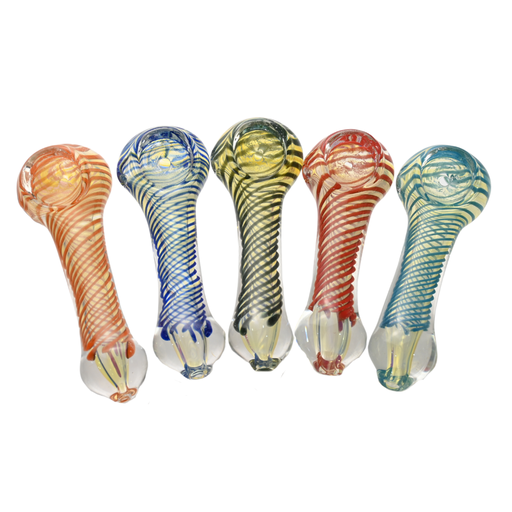 [GHP3 07] 3.5" Cartel Whirlwind Illusion Hand pipe - 5ct