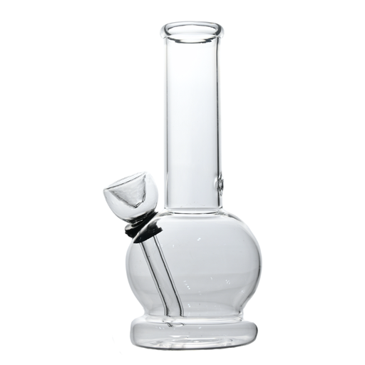 [6" BONG CLEAR] 6" Transparent Glass Water Pipe