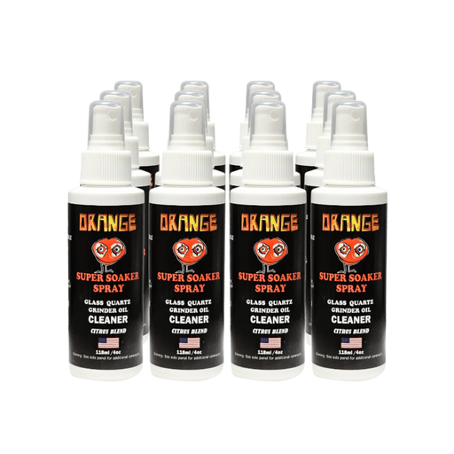 [SUPER SOAKER BIO SPRAY 4OZ] Orange Chronic 4oz Super Soaker Biodegradable Cleaner Spray - 24ct