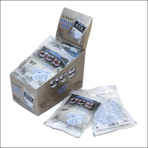 [14-8038] OCB X-PERT - EXTRA SLIM FILTER TIPS (10 X 150)